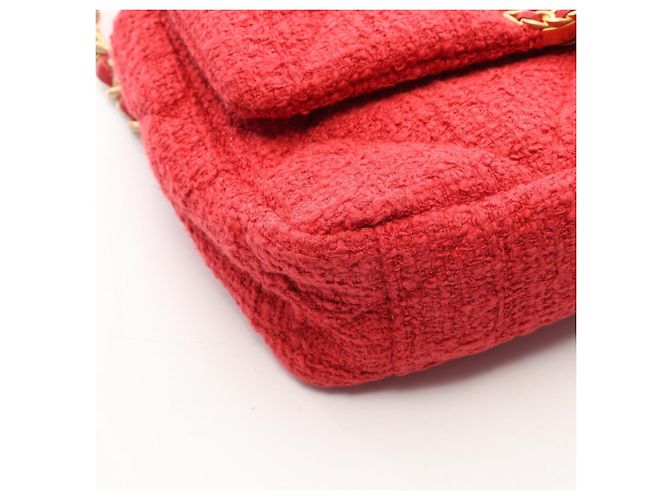 Chanel 19 Dixneuf Matelassé Two-Way Schultertasche Rot - Ansicht 7