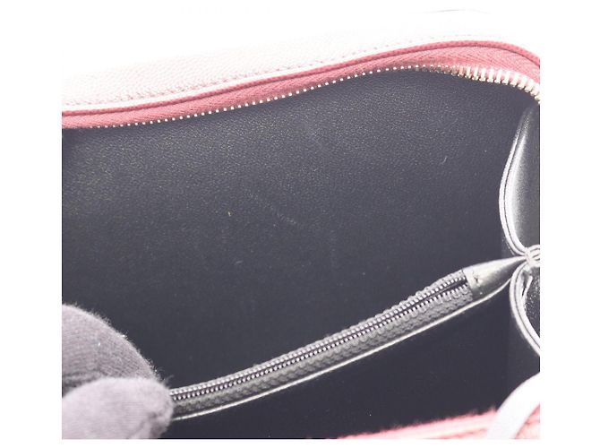 Bolsa Vanity Chanel CC Figley Preto Bordeaux - vista 9