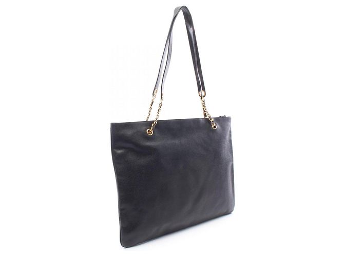 Chanel Coco Mark Black Tote Handbag - view 2