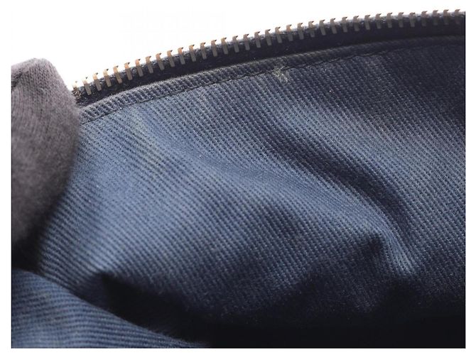 Borsa Vanity Chanel in Denim Blu navy - vista 6