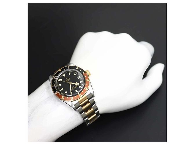 Autre Marque Orologio da uomo Tudor Black Bay GMT S&G Two-Tone - vista 4