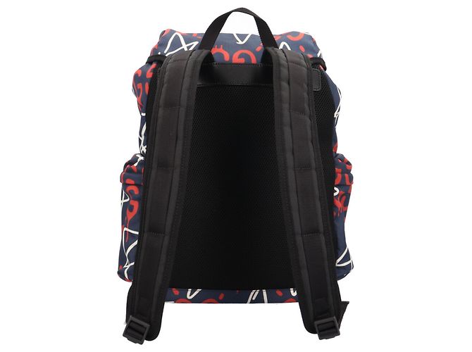 Sac à dos Gucci Outlet Ghost Blanc Rouge Bleu Marine - vue 3