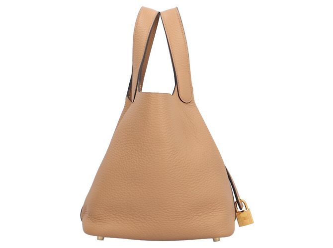 Hermès Bolso Hermes Picotin Lock PM Beige - vista 4