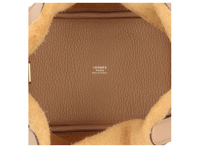 Hermès Bolso Hermes Picotin Lock PM Beige - vista 6