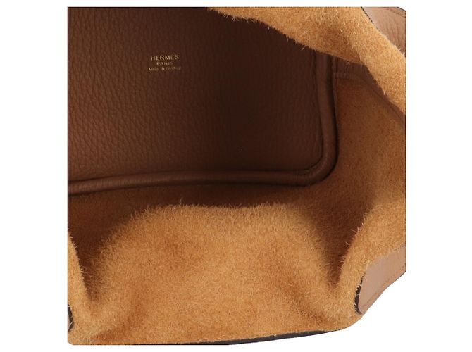 Hermès Bolso Hermes Picotin Lock PM Beige - vista 7