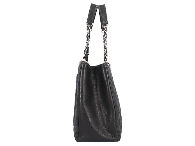 Borsa Chanel GST Tote XL Matelassé Nero - vista 4