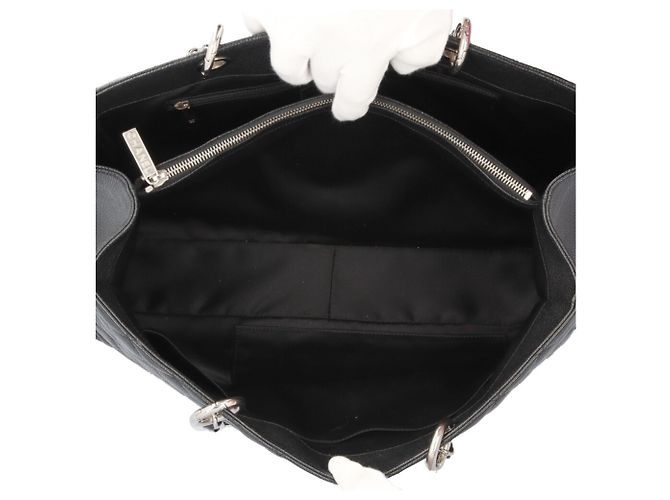 Borsa Chanel GST Tote XL Matelassé Nero - vista 6