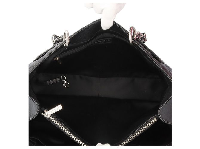 Borsa Chanel GST Tote XL Matelassé Nero - vista 7