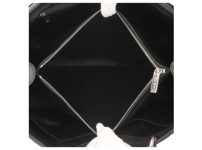 Borsa Chanel GST Tote XL Matelassé Nero - vista 8