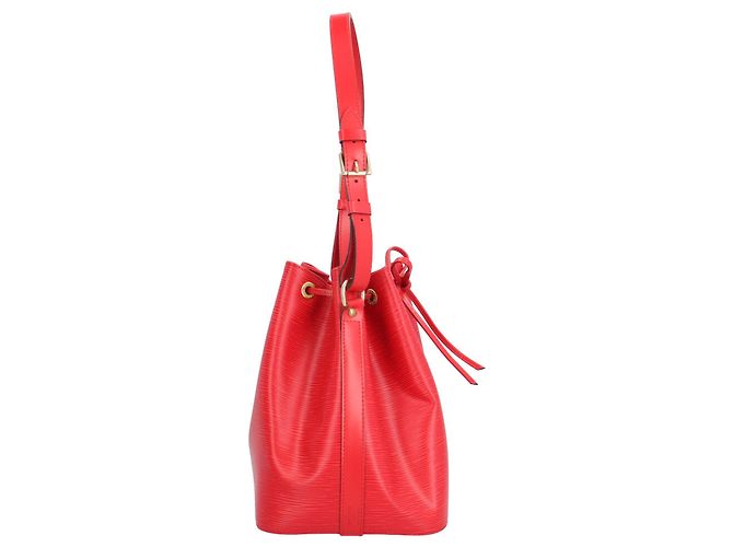 Noe Borsa a tracolla Louis Vuitton Petit Noé Epi Rosso Multicolore - vista 4