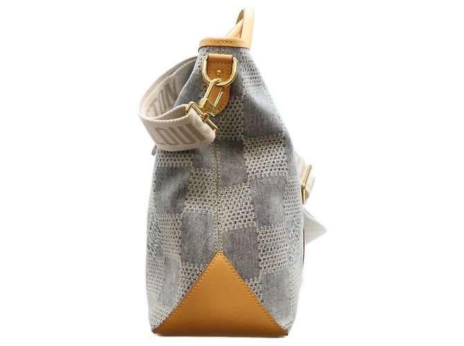 Bolso Louis Vuitton Damier Denim 3D Weekend Tote NM - vista 2