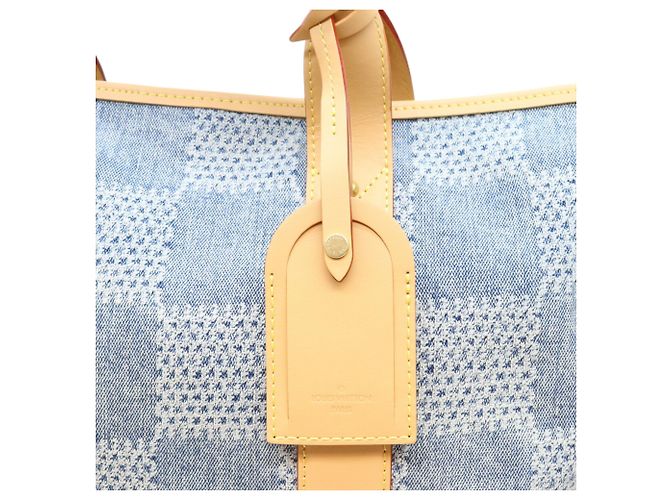 Bolso Louis Vuitton Damier Denim 3D Weekend Tote NM - vista 7