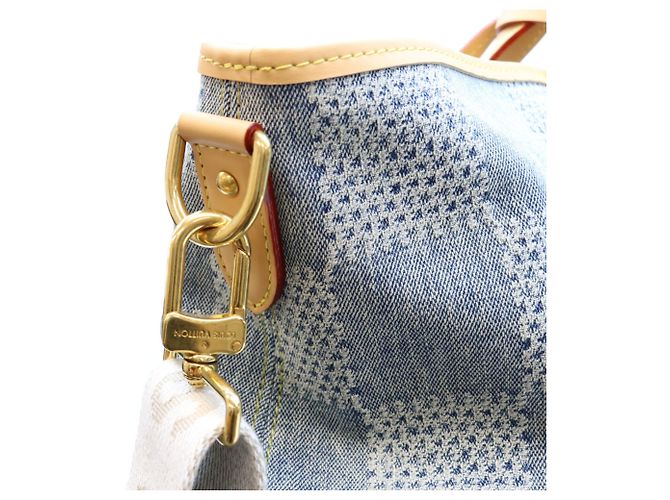 Bolso Louis Vuitton Damier Denim 3D Weekend Tote NM - vista 9