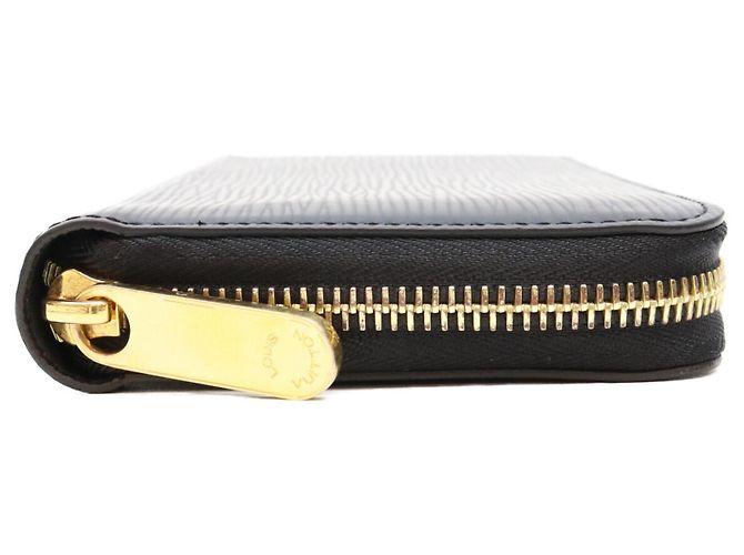 Portefeuille long Louis Vuitton en cuir Epi Noir - vue 4