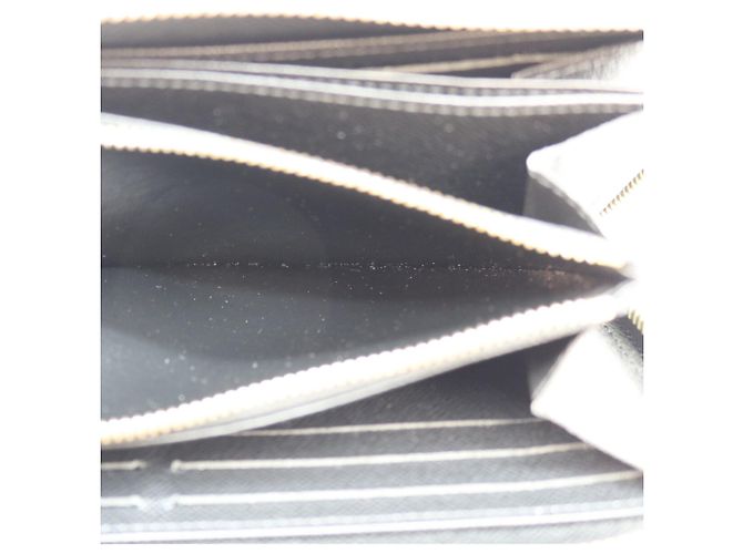 Portefeuille long Louis Vuitton en cuir Epi Noir - vue 7