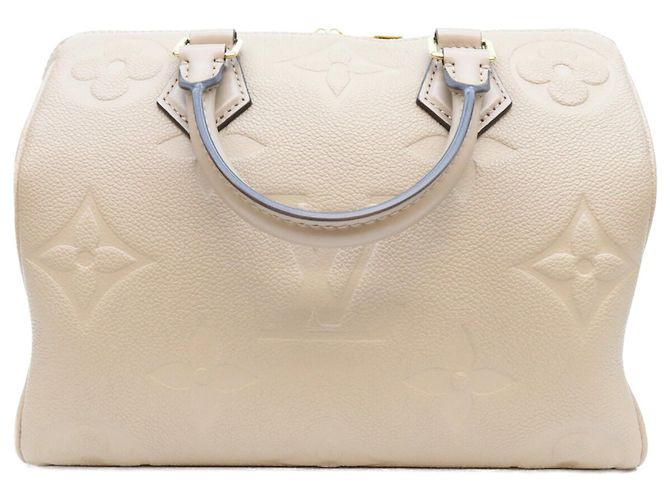 Borsa Boston Louis Vuitton Empreinte Tourtrere Speedy Bandoulière 25 Beige - vista 3