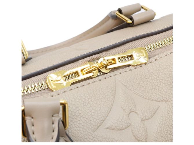 Borsa Boston Louis Vuitton Empreinte Tourtrere Speedy Bandoulière 25 Beige - vista 7