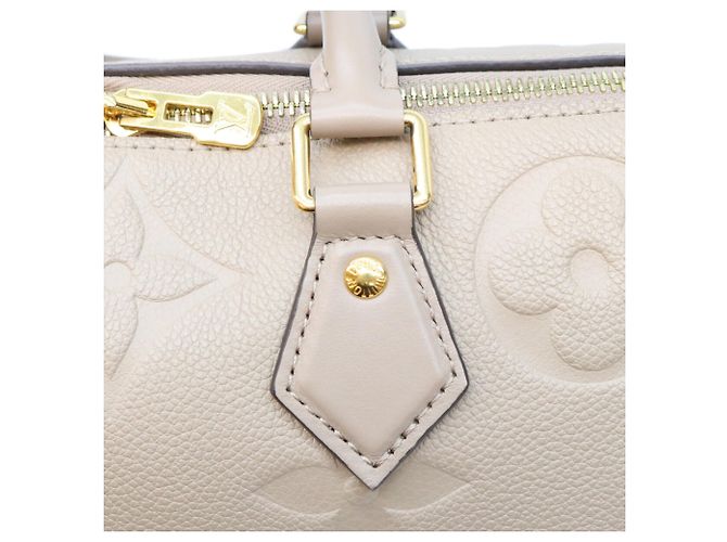 Borsa Boston Louis Vuitton Empreinte Tourtrere Speedy Bandoulière 25 Beige - vista 8