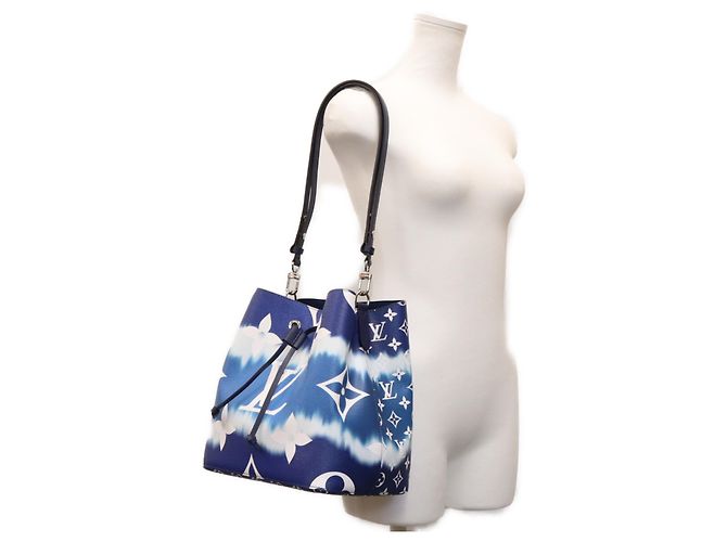 Néonoé Louis Vuitton M45126 LV Ethical NeoNoe Schultertasche Blau - Ansicht 11