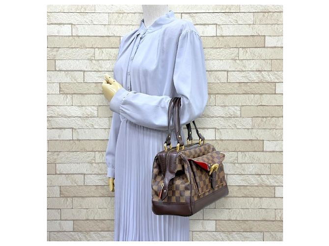 Borsa Louis Vuitton Knightsbridge Damier Marrone Multicolore Damier ebene - vista 2