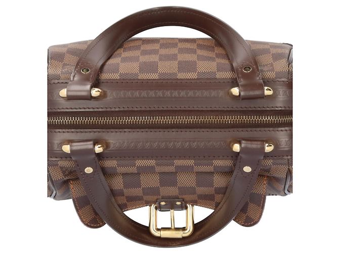 Borsa Louis Vuitton Knightsbridge Damier Marrone Multicolore Damier ebene - vista 8