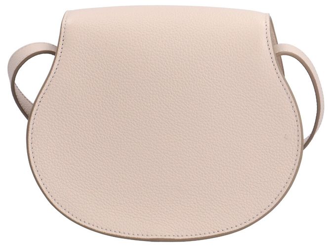 Chloé Marcie Small Saddle Bag Beige - view 3