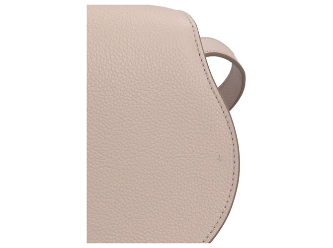 Chloé Marcie Small Saddle Bag Beige - view 7