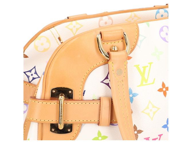 Louis Vuitton Claudia Monogram Multicolor Schultertasche Weiß Mehrfarben Monogramm - Ansicht 12