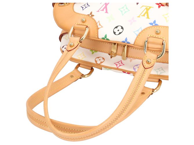 Louis Vuitton Claudia Monogram Multicolor Schultertasche Weiß Mehrfarben Monogramm - Ansicht 14