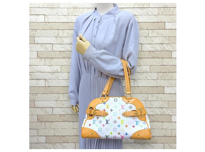 Louis Vuitton Claudia Monogram Multicolor Schultertasche Weiß Mehrfarben Monogramm - Ansicht 2