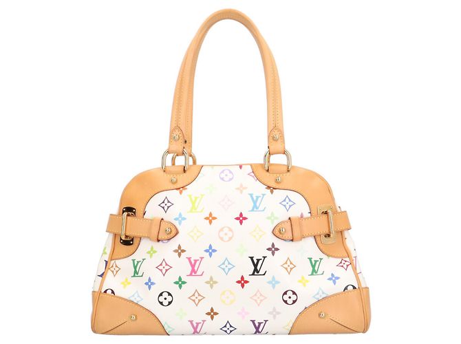 Louis Vuitton Claudia Monogram Multicolor Schultertasche Weiß Mehrfarben Monogramm - Ansicht 3
