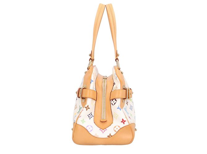 Louis Vuitton Claudia Monogram Multicolor Schultertasche Weiß Mehrfarben Monogramm - Ansicht 4