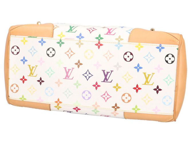 Louis Vuitton Claudia Monogram Multicolor Schultertasche Weiß Mehrfarben Monogramm - Ansicht 5