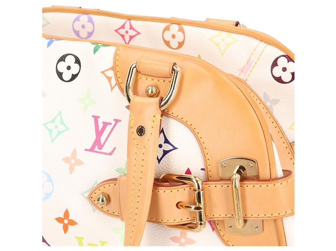 Louis Vuitton Claudia Monogram Multicolor Schultertasche Weiß Mehrfarben Monogramm - Ansicht 9