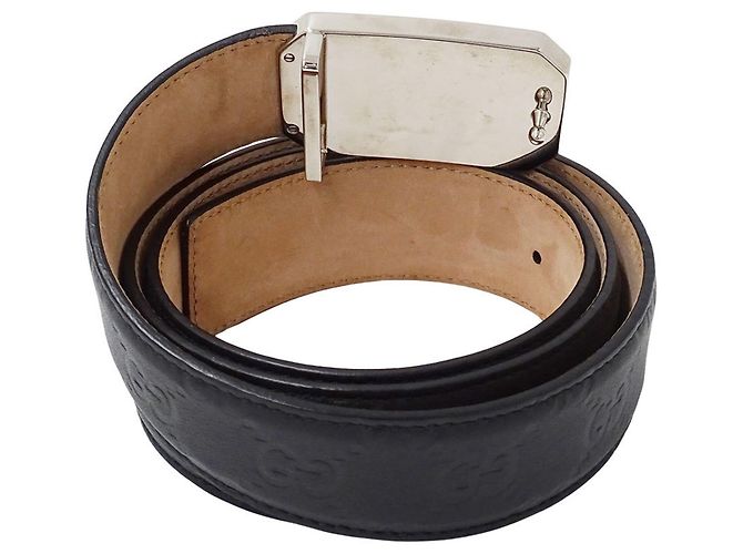 Cintura in pelle da uomo Gucci Nero - vista 2