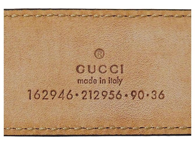 Cintura in pelle da uomo Gucci Nero - vista 5