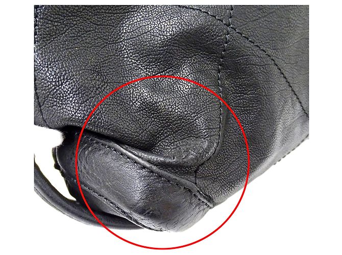 Borsa a mano Chanel Wild Stitch in pelle nera Nero - vista 12