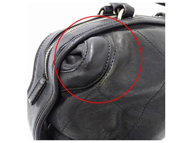 Borsa a mano Chanel Wild Stitch in pelle nera Nero - vista 13
