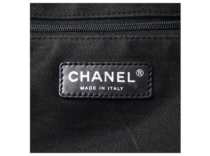 Borsa a mano Chanel Wild Stitch in pelle nera Nero - vista 6
