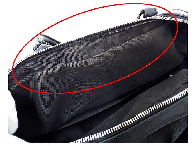 Borsa a mano Chanel Wild Stitch in pelle nera Nero - vista 9
