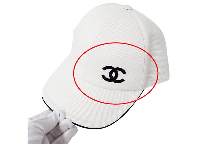 Cappellino da baseball in cotone da donna Chanel Bianco - vista 10