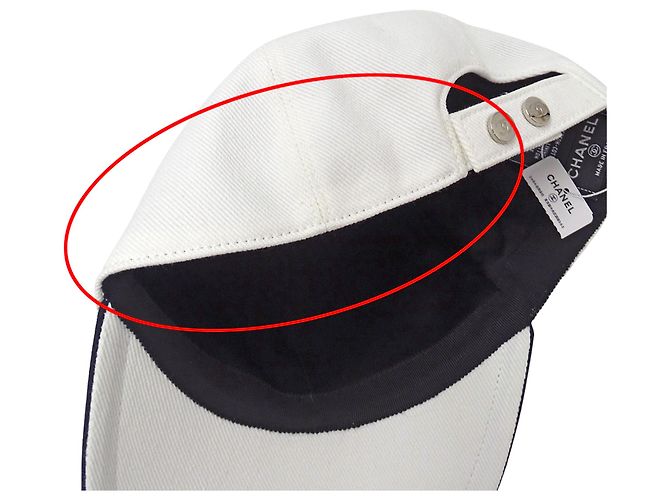 Cappellino da baseball in cotone da donna Chanel Bianco - vista 12