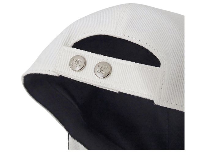Cappellino da baseball in cotone da donna Chanel Bianco - vista 13