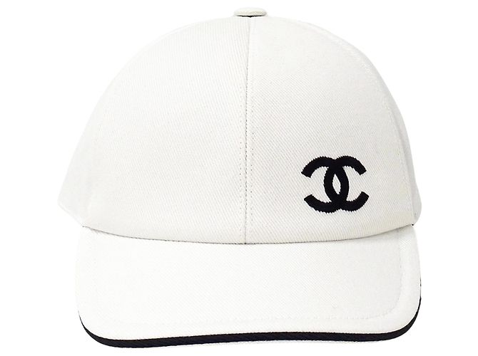 Cappellino da baseball in cotone da donna Chanel Bianco - vista 2