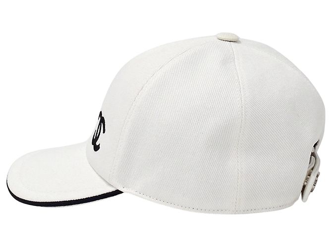 Cappellino da baseball in cotone da donna Chanel Bianco - vista 3