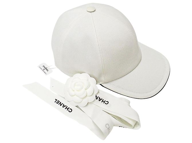 Cappellino da baseball in cotone da donna Chanel Bianco - vista 8