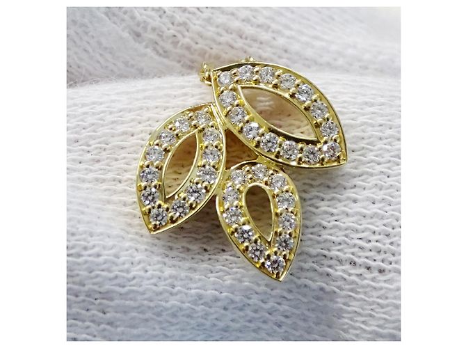 Collana Harry Winston in oro giallo 18K e diamanti D'oro - vista 9