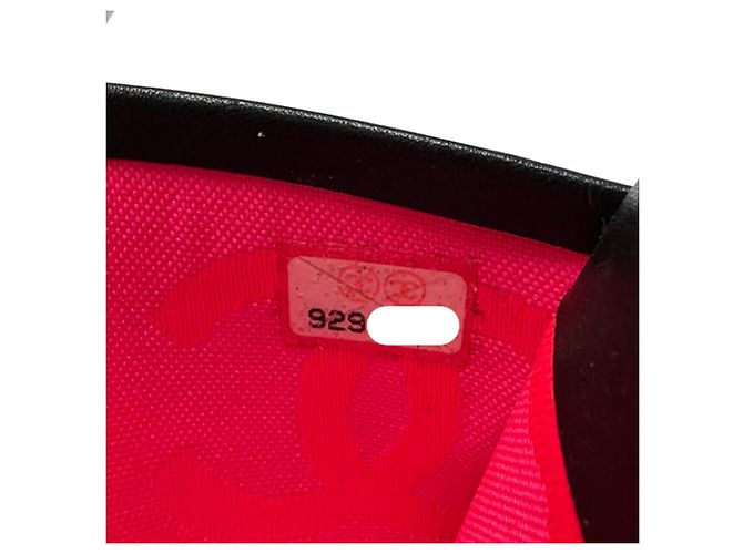 Tarjetero Chanel Cambon Line Negro Rosa Blanco - vista 7