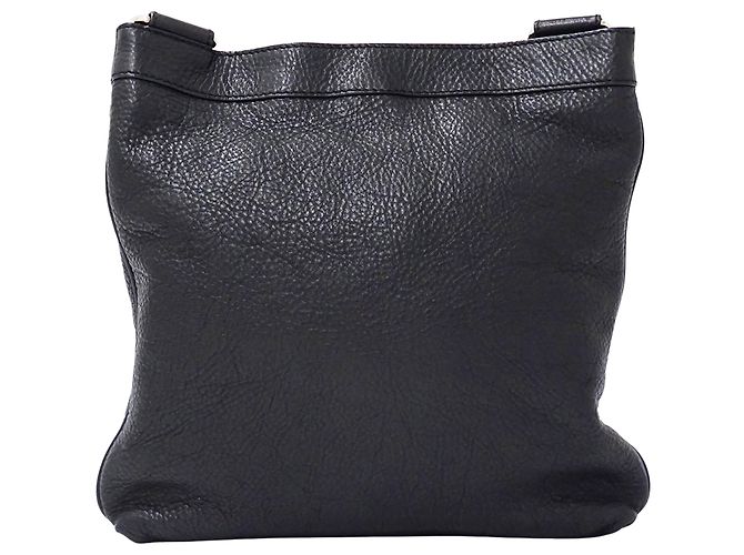 Borsa a tracolla in pelle Gancini Salvatore Ferragamo Nero - vista 2