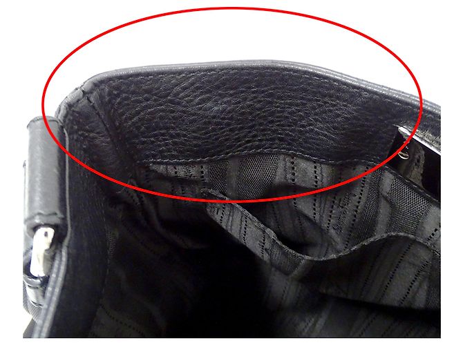 Borsa a tracolla in pelle Gancini Salvatore Ferragamo Nero - vista 7